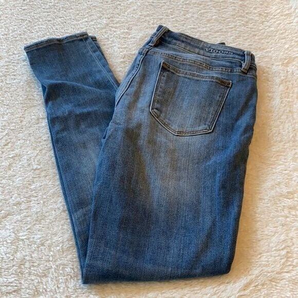 Vigoss Pants - Vigoss Jeans Womens 28 Blue Classic Skinny Stretch Midrise Distressed Casual